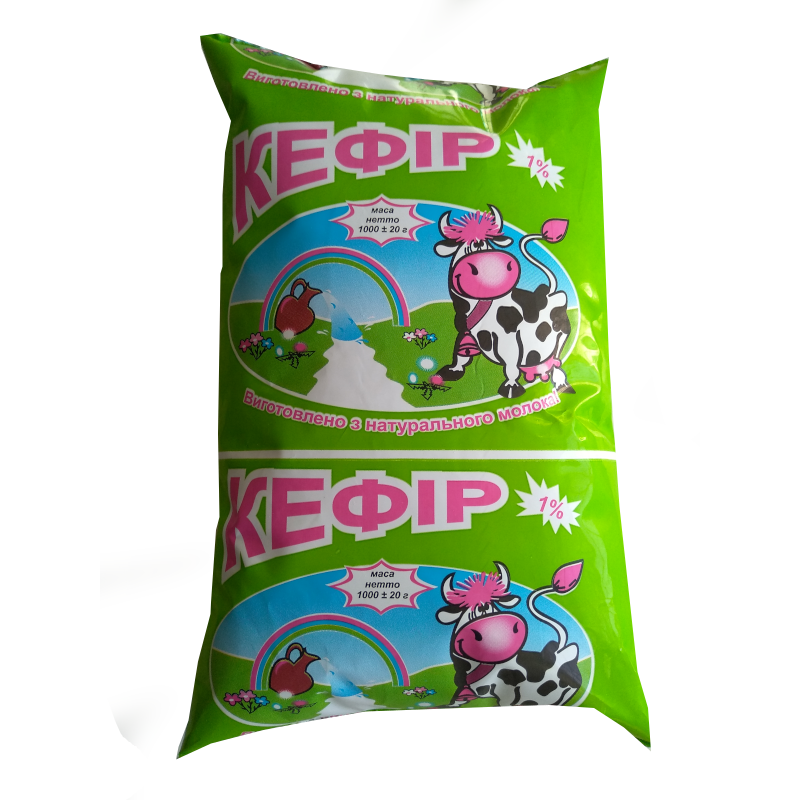 Кефір МРІЯ 1%, 1000г, плівка поліетиленова